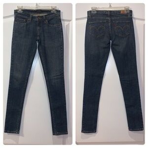 Levi’s Superlow Blue Faded Skinny Jeans Size 1